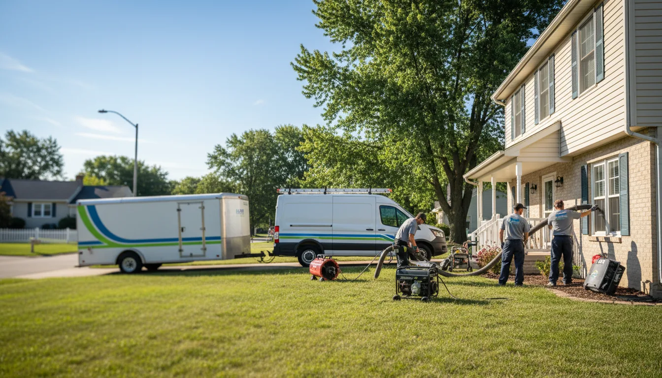 Flooded Basement Restoration And Cleanup With Repair in Hamilton, IA near me